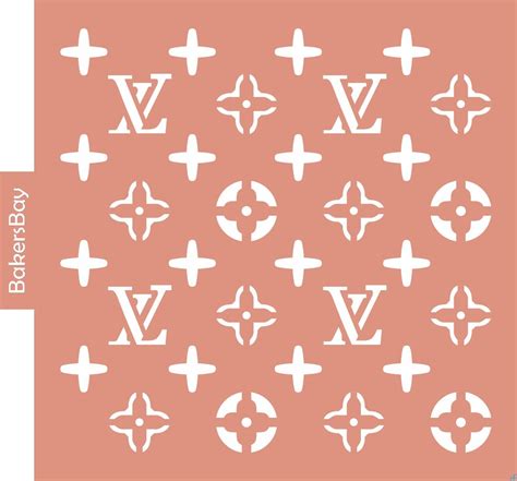 buy louis vuitton cake stencils